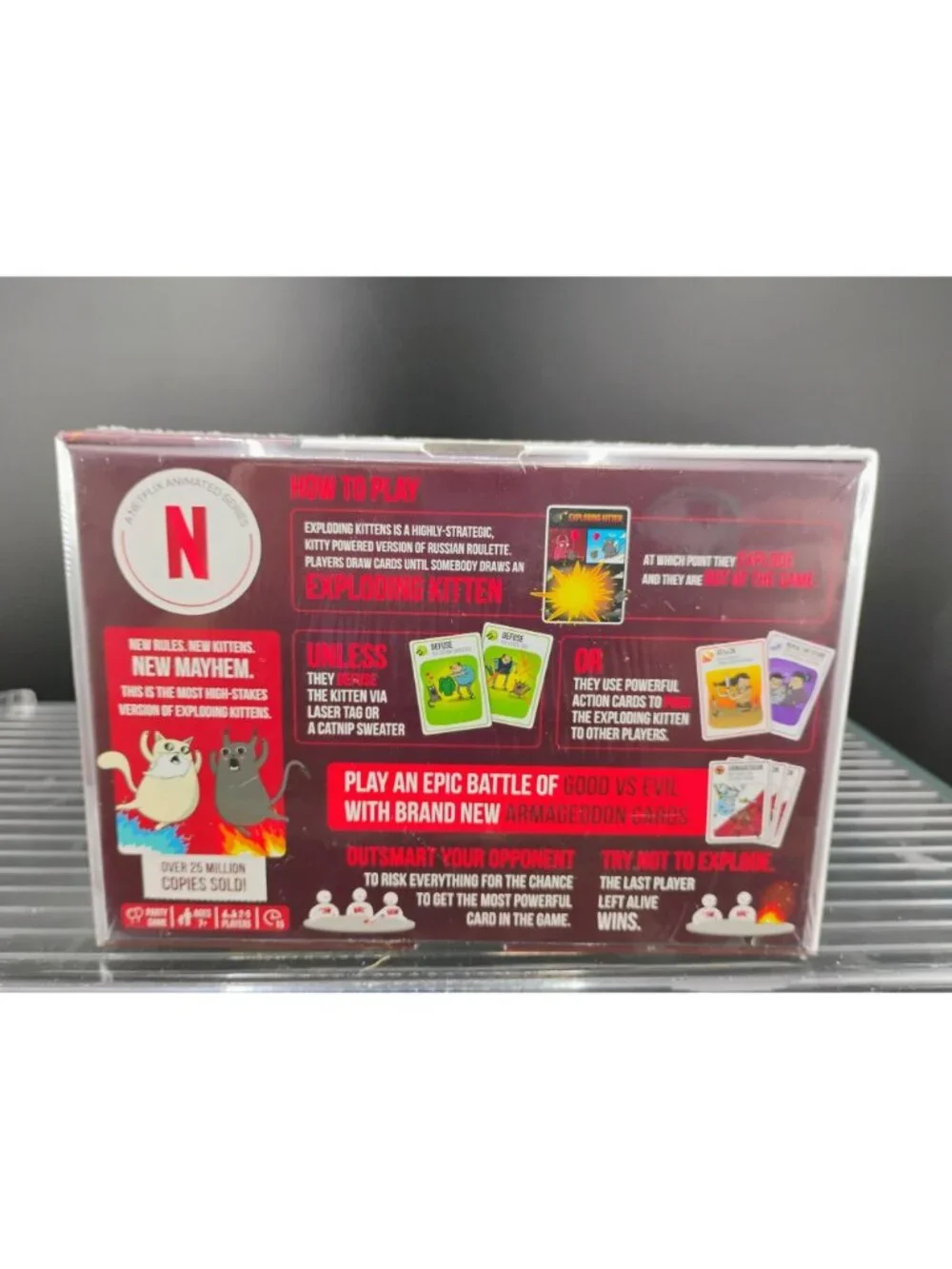Exploding Kittens Good Vs Evil Party Game  Netflix Edition